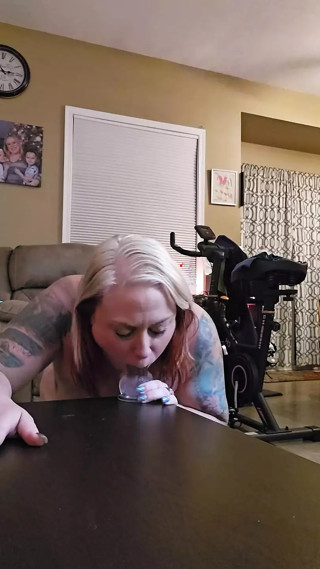Milf fucks dildo ham riding cowgirl