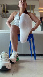 Socks Strip After Workout Hard