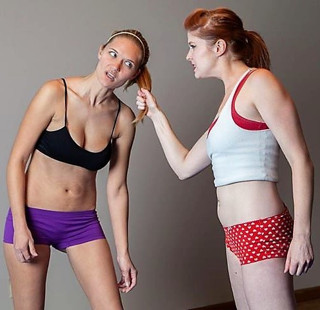 #20 Electrafied!  Sister vs Sister - Real Female Wrestling