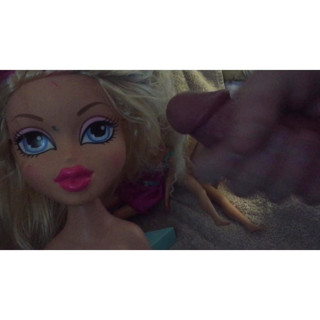 Cum on Bratz doll twice