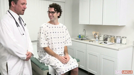 Stimulating Treatment Hung Jesse Zeppelin &amp; Mark Something, as the Doctor's Hands-on Exam Turns Into a Bareback Ride