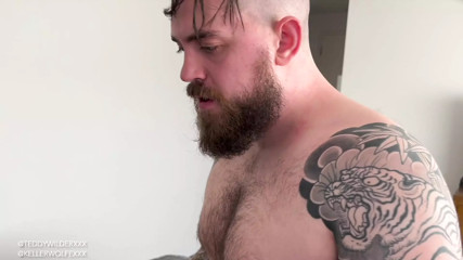 Hairy Gay Bareback Fucking and Cum in Ass