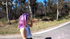 risky swallow yellow pee in the street