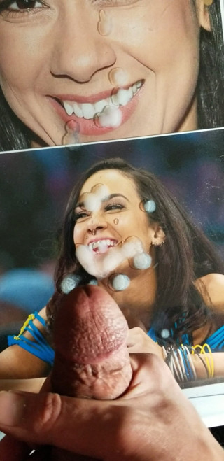 WWE AJ Lee Cum Tribute 16