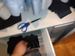 Sissy Julia- Saying goodbye to her male underwear, Part 1