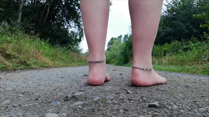 Nylon Feet Take a Walk in Nature thumbnail