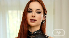 Audrey Reid in Leather Wants to Ride Your Dick Hard