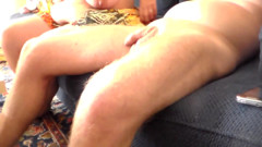 John Gets a Blowjob From Jen on the Sofa