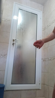 Hot bathroom shower show!
