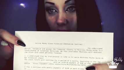 Financial debt contract! How to become mine
