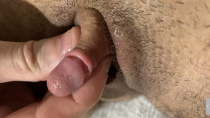 Ftm masturbating his dick