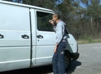 So nice threesome and blowjob in the car at the middle of the forest