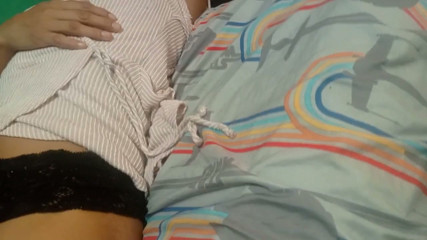 I lie my fingers in my stepsister's pussy