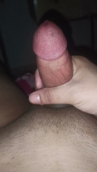 Solo Handjob to my red penis