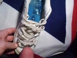 Friend cum in my wifes nike sneakers 3