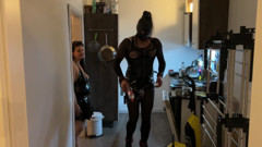 Fetish Lofts Clean-up Session with TV Slave Part 1-3