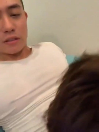 asian twink blown by friend (42'')