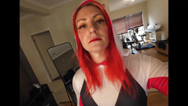 Spidergwen teases you with her anus and her girlcock holly unt | Tranny Update | Porn videos