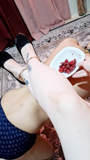 "Mistress Fruit Spit Feeding & Intense Foot Worship  Shoe Kissing BDSM Session Part 4