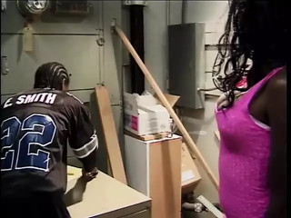 Whore with great knockers gives head and gets nailed