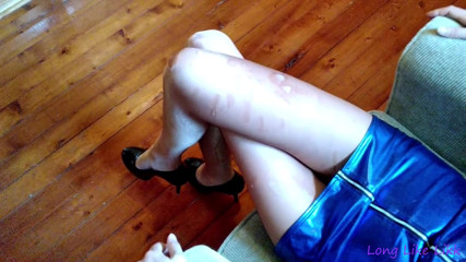 Blue dress cum