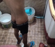 Winter bath for my dick