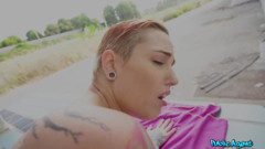 Public Agent - Topless Tattooed Cover Girl Silvia Rubi Loves It Hard
