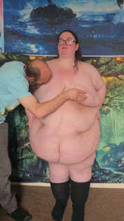 SSBBW Stripped and Kissed Belly Caressed