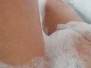 Sweet moments in bathtub