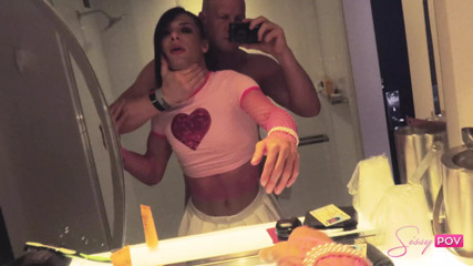 BTS POV sex with Ash Steele thumbnail