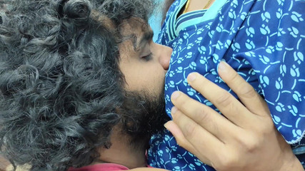 Nighty romance part – 1, Vaishnavy and Sharun Raj hot romance in nighty bedroom scene