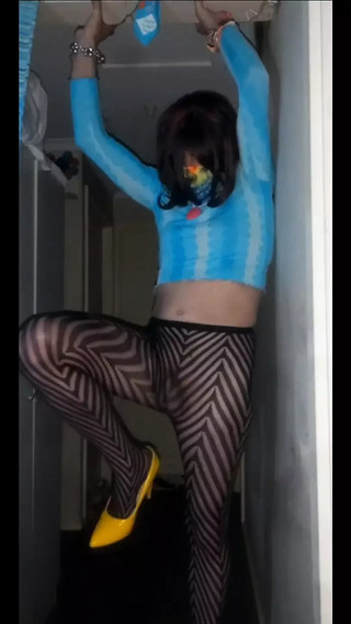 Posing And Teasing In My Sexy Stretch Pants And Pantyhose