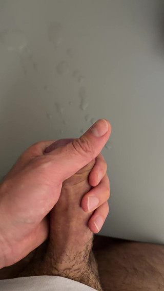 Cumming hard while watching porn
