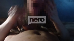 Slut Wife hard Blowjob with cum on face