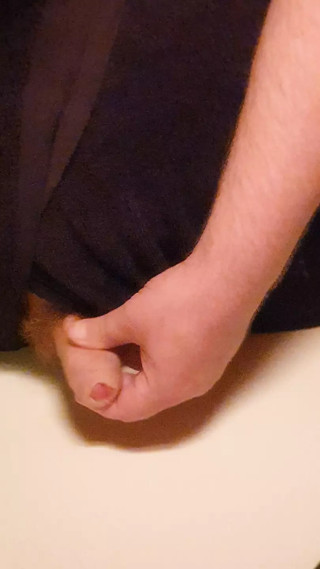 Wanking on the desk