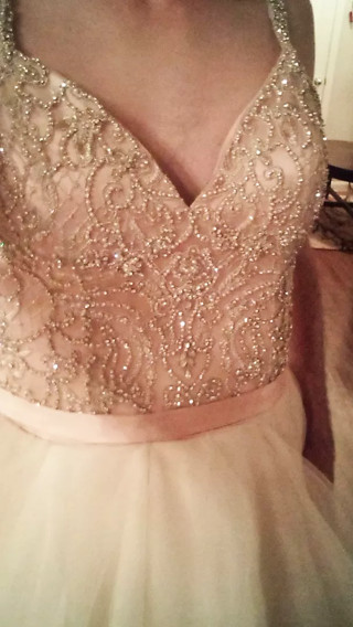 Wearing and cumming in newlywed bride's gorgeous poofy wedding gown thumbnail