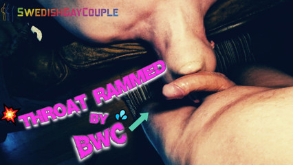 BIG WHITE COCK DEEPTHROAT FUCK - 'SwedishGayCouple'