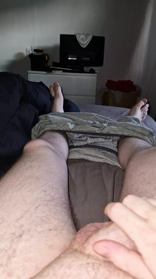 Friend jerking for me