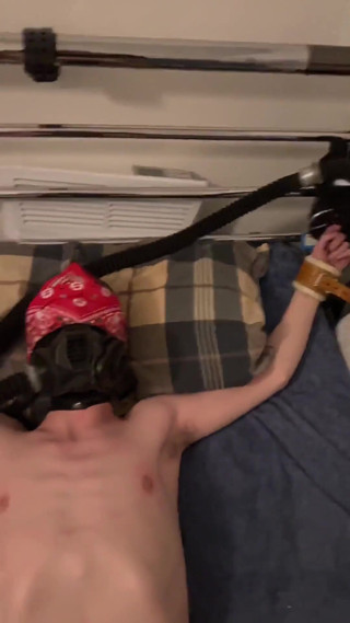 Gas Masked Boy Edged