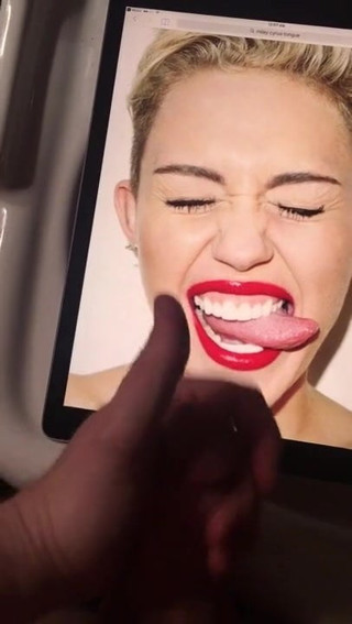 Miley Cyrus Cum Tribute