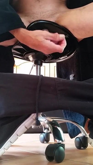 Horny chair fuck