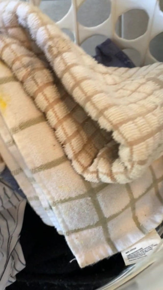 Dirty panties in the laundry