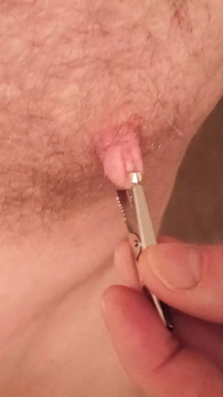 Nippleplay with cockcage
