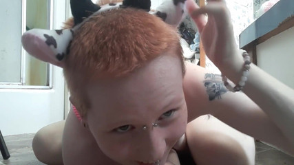 Strawberry Rope Cow Squirts