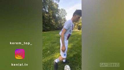 German Turk 19 Years Old Jerks off at the Castle in Bavaria