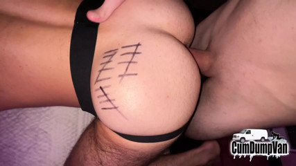 CumDumpVan Anon Hung Dicks breeding white muscle hole