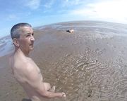 Wank On The Beach