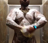 Washing my bear ass