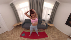 She wanted help stretching, so I stretched her ass with my dick
