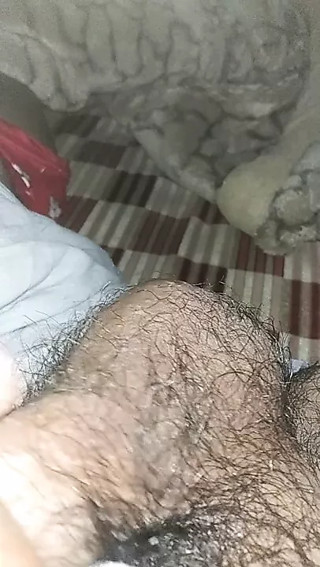 Indian boy playing with cock hand job